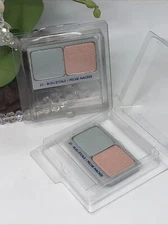 2x Orlane Velvet Eyeshadow Refill - Silver Blue / Pearly Peach - Full Size - New