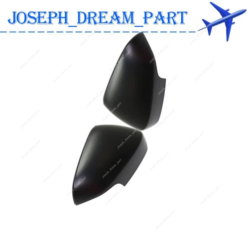 Left & Right Upper Mirror Cover Unpainted for Volvo S80 2007 2008 2009 2010 2011