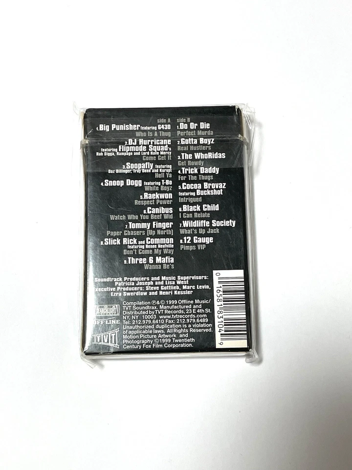 Whiteboys Motion Picture Cassette Tape Snoop Three 6 Mafia Raekwon Hip Hop Rap - Image 2 of 4