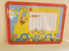 Magnetic Chore Chart Weekly Visual Schedule for Kids
