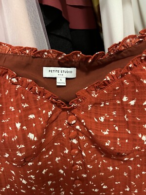 Petite Studio Red Dress Size S