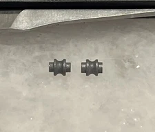 Flat Medium Gray Aluminum Standoff Spacers For Benchmade 940-2 Knife G10 Handle