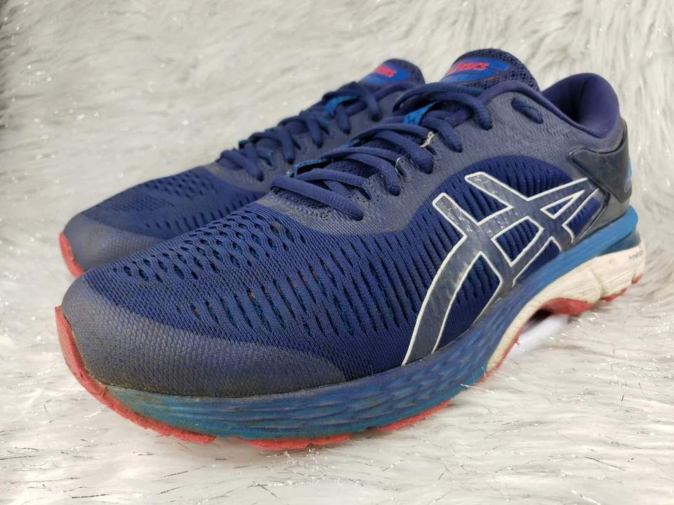 Asics 'Gel Kayano 25' Running Shoes Mens Size 12 Blue - Image 3 of 4
