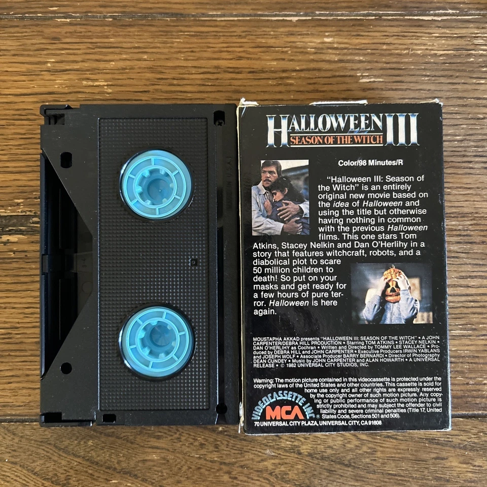Vintage Halloween III 3 Season of the Witch Horror Beta Video. Blue Version - Image 2 of 4