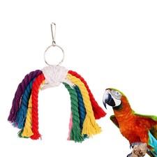 Pet Bird Accessories Chewing Toys Foraging Parakeets Cotton Rope