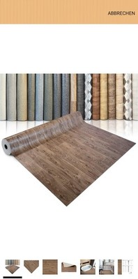 casa pura Vinylboden Meterware Holzoptik Fliesenoptik Steinoptik- PVC Bodenbelag