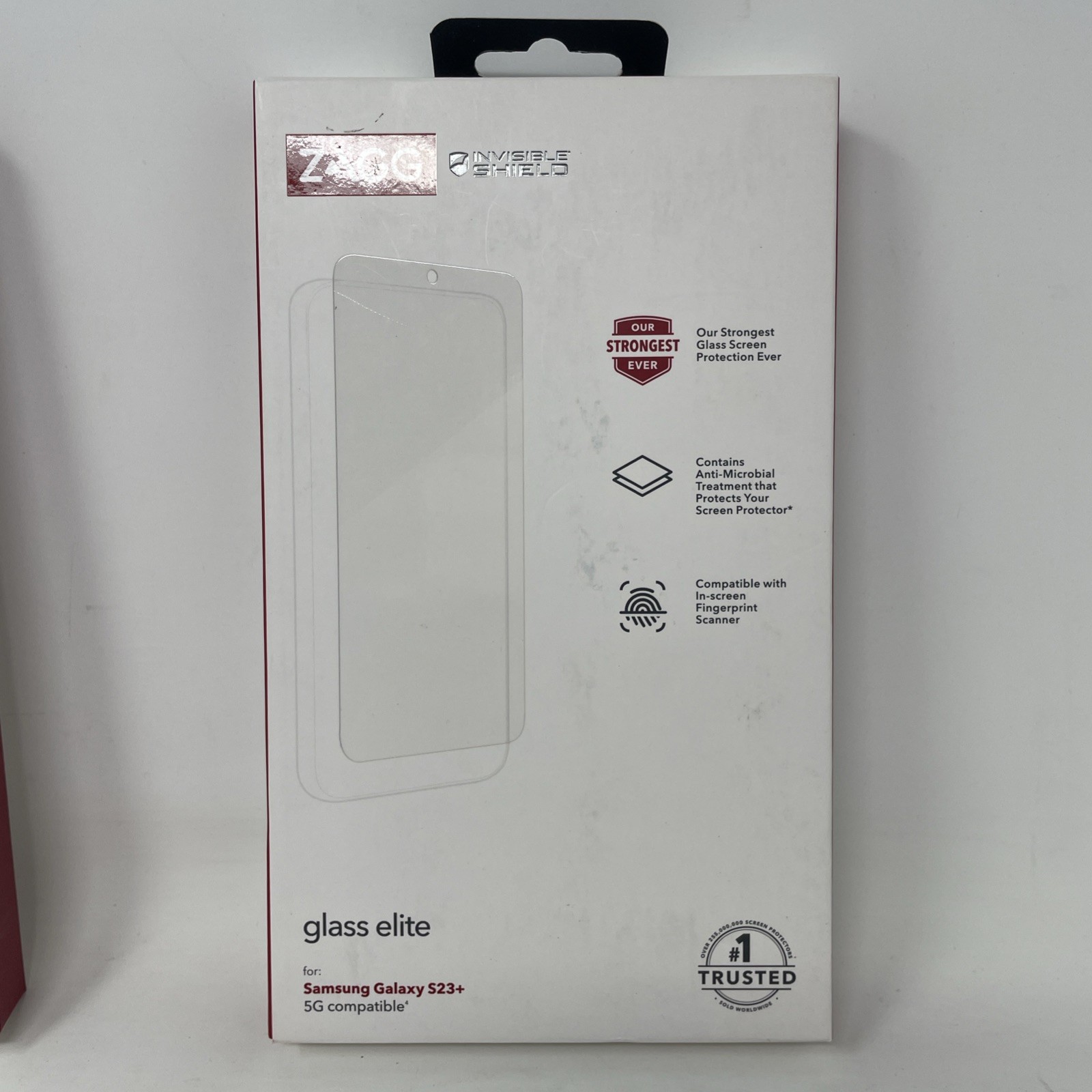 ZAGG Invisible Shied Glass Elite Screen Protector for Samsung Galaxy S23+ (Plus)
