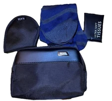 TUMI x Delta One Business Class Amenity Kit Travel Pouch w/ Socks & Extras