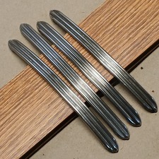 1940 Ford Deluxe Grille Trim Set Stainless 4pc Nose Molding Coupe Sedan Bars 1940 Ford Deluxe Grille Trim Set Stainless 4pc Nose Molding Coupe Sedan Bars