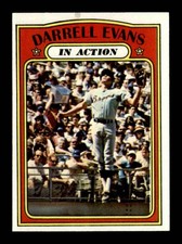 1972 Topps #172 Darrell Evans IA EX/EX+ X3701825