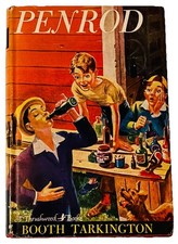 Booth Tarkington Penrod HC DJ Thrushwood Vintage 1940s Grosset Dunlap Reprint VG