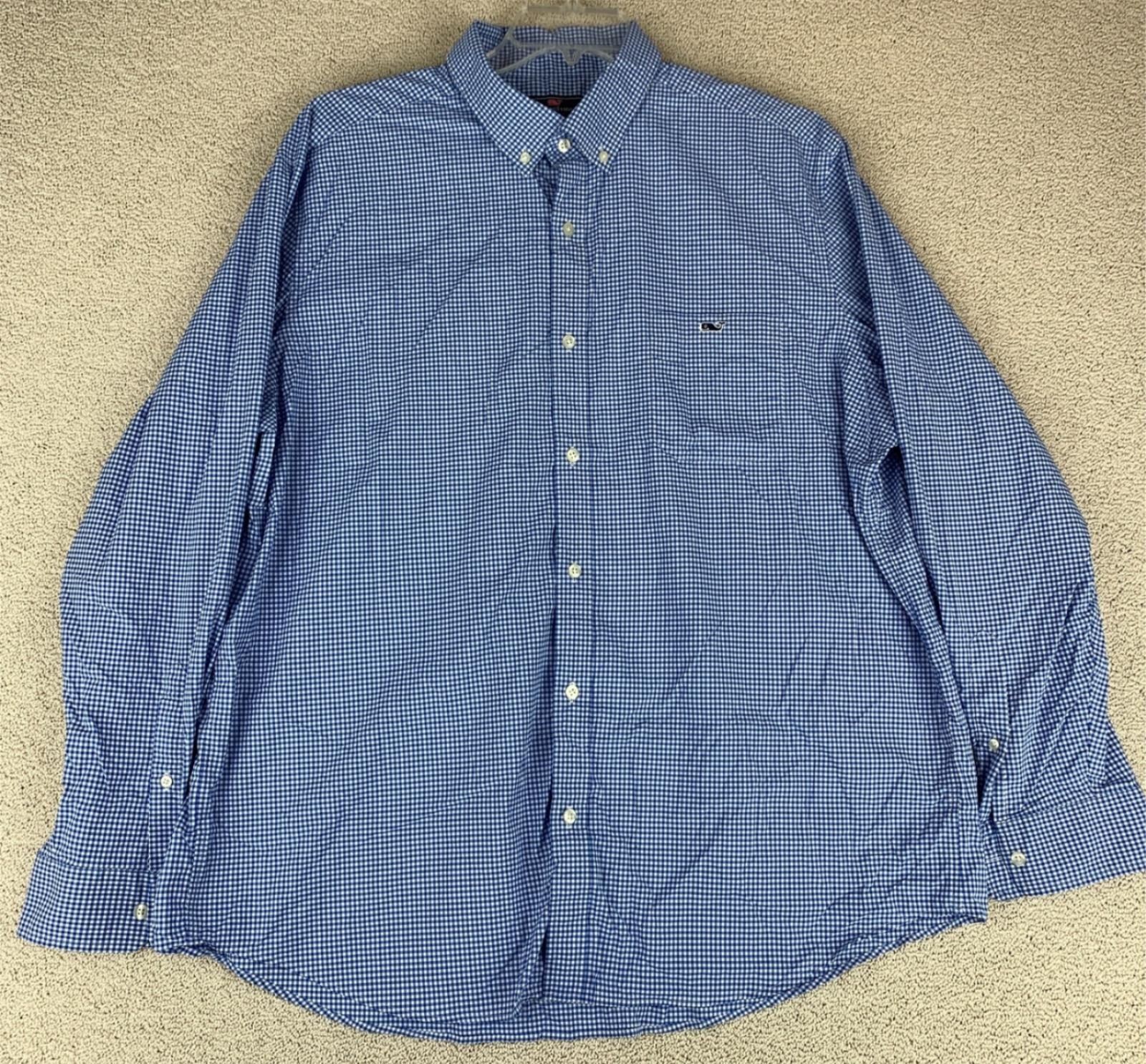 Vineyard Vines Performance Button Up Stretch Nylo… - image 1