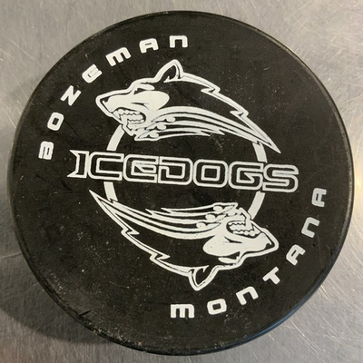 #ad #ad Bozeman Montana Ice Dogs Souvenir Hockey Puck $25.99