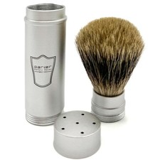 Parker Compact Travel Shaving Brush - Pure Badger Bristles