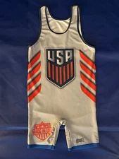 3XGear  Iron Eagle Wrestling Singlet Blue Adult Medium