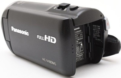 Panasonic HC-V480MS-K Black Camcorder 50x Zoom 32GB Flash SD Used