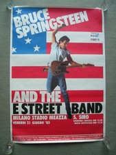 Tour Concert Poster Bruce Springsteen 1985 Mailand Milano