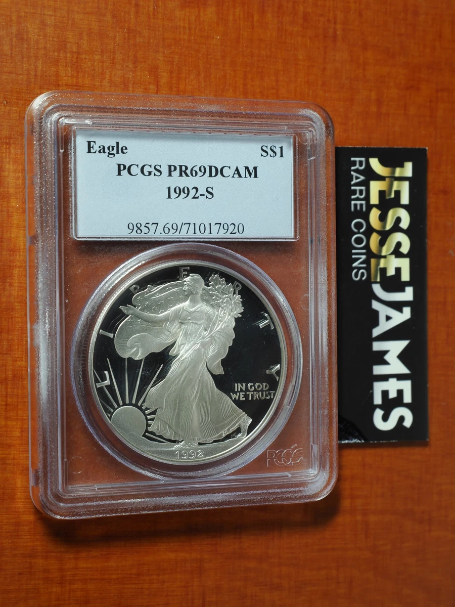 American Eagle PR 69 Graded 1992 Silver Bullion Coins for sale | eBay