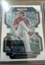 2022 Panini Prizm Draft Picks - Bryce Hubbart #PDP94 White Donut Circle /50 (RC)