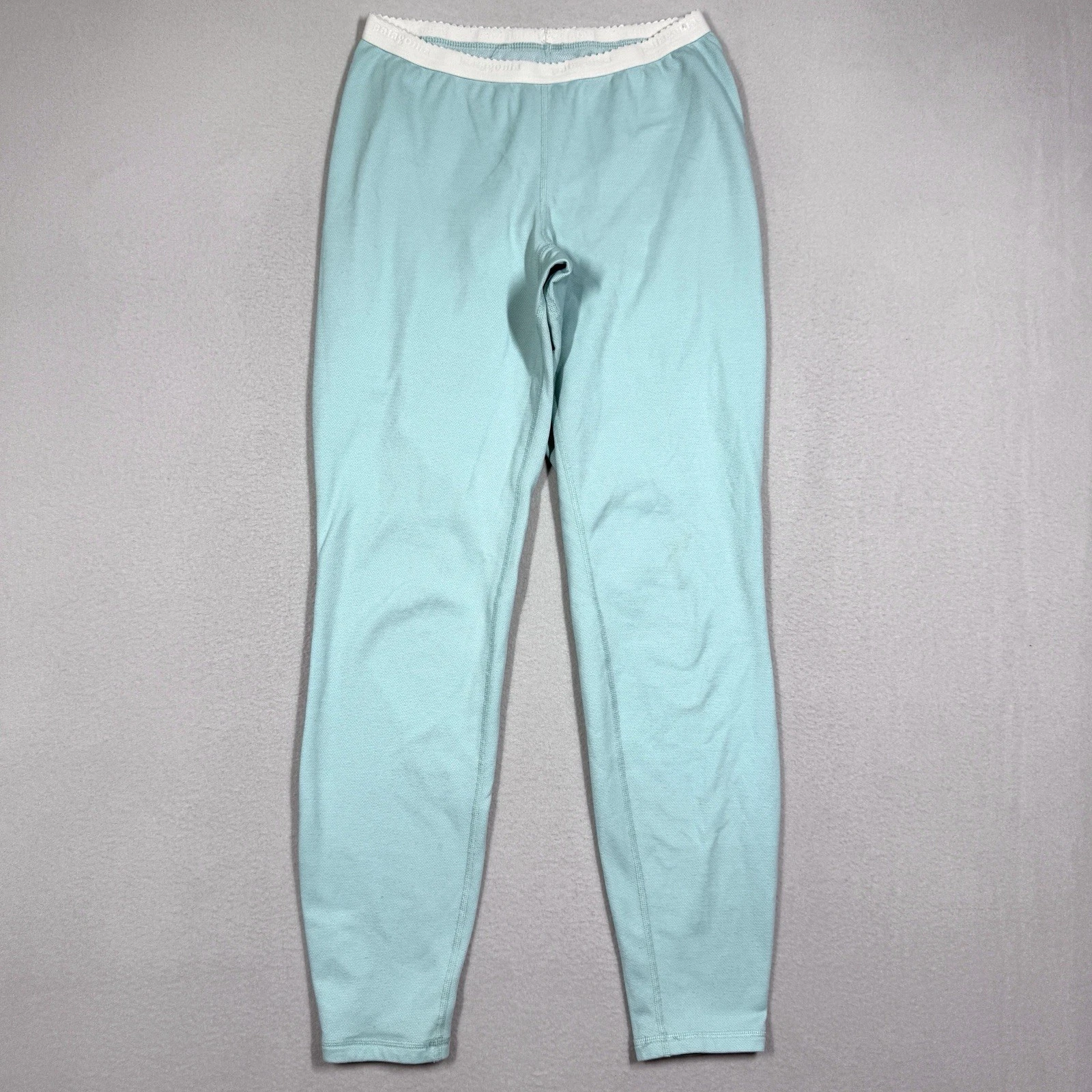 Patagonia Pants Womens Medium Capilene Performance Baselayer Made in USA Blue