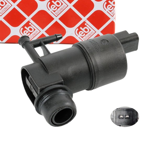 febi Waschwasserpumpe Monopumpe FüR Nissan Micra 4 Navara NP300 Qashqai 2 SUV-image