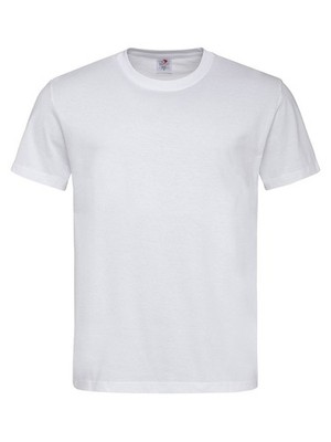 STEDMAN T-Shirt CLASSIC-T UNISEX Herren aus Kurzarm Jersey ST2000 WHITE