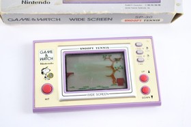 Nintendo Game & Watch Wide Screen Snoopy Tennis SP-30 1982 - Working