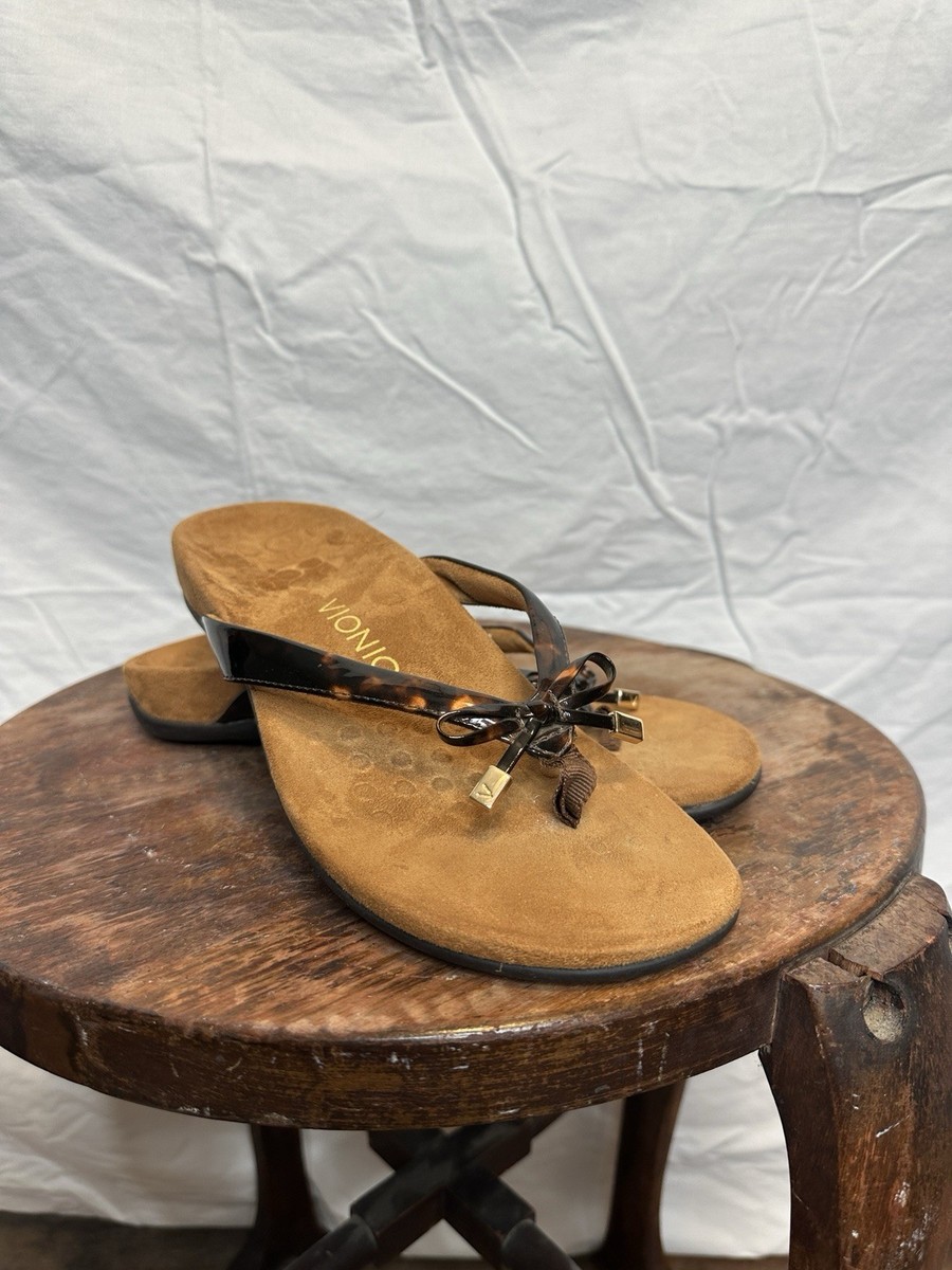 vionic bow flip flops