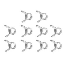 20Pcs 5.5mm Spring Clips Spring Hose Clamp DIY Double Wire