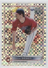 2022 Topps Chrome X-Fractor Shane Bieber #208 10zi