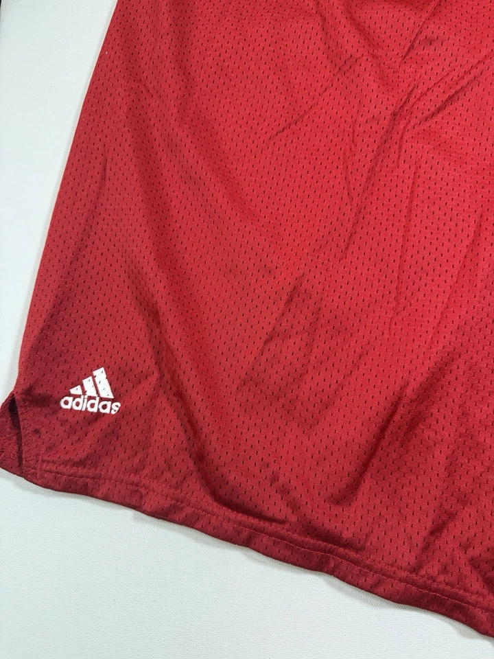 Vintage Adidas Wisconsin Badgers Shorts Mens 2XL Team Issued Basketball NCAA USA - Image 3 of 4