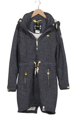 Schmuddelwedda Mantel Damen Jacke Parka Gr. M Baumwolle Marineblau #xti2a1u