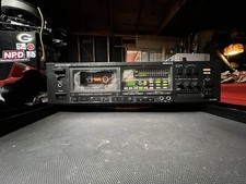 REPAIRED - BELTS REPLACED - ONKYO INTEGRA TA-2056 Stereo Cassette Tape Deck