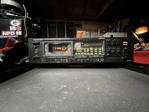 REPAIRED - BELTS REPLACED - ONKYO INTEGRA TA-2056 Stereo Cassette Tape Deck