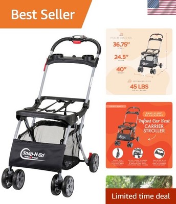 Effortless Snap N Go EX Baby Stroller - Fits Most Car Seats & Offers Convenience
