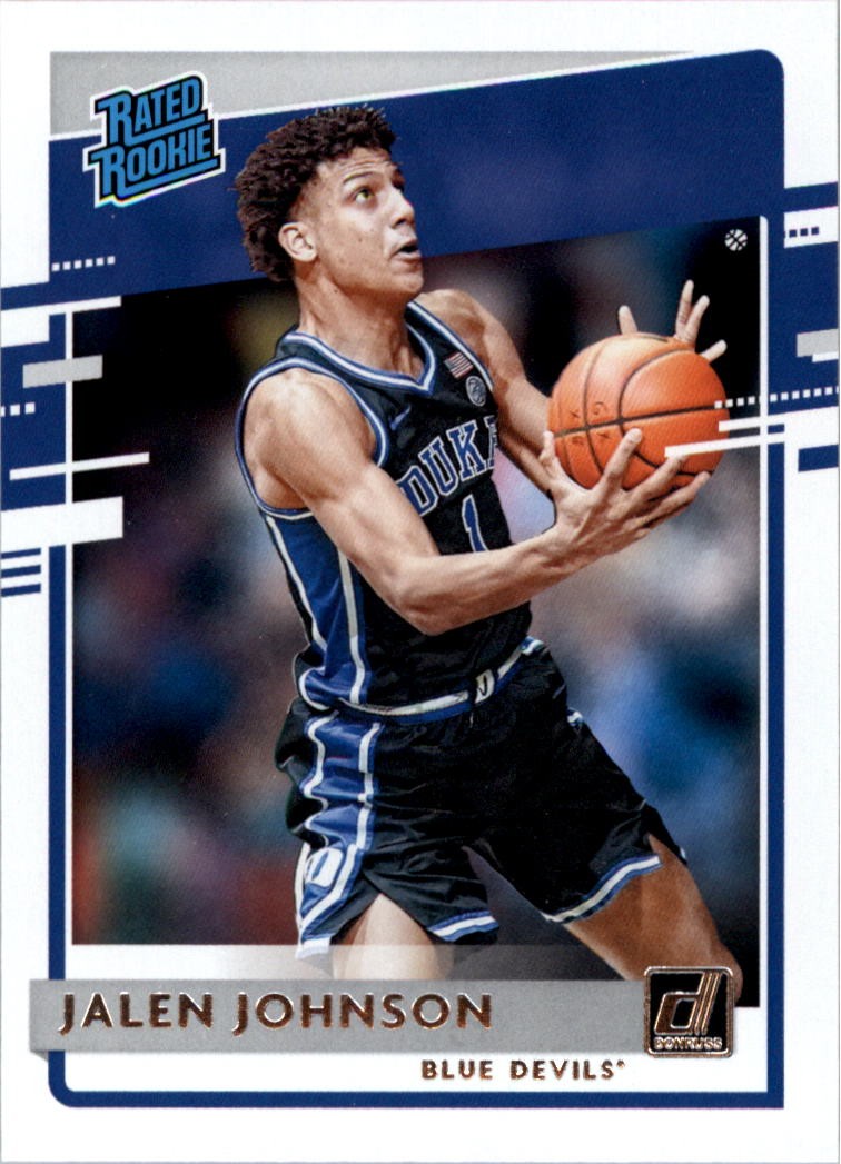 2021-22 Panini Chronicles Draft Picks #38 Jalen Johnson Donruss - BSK