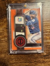 2017 Topps Tribute - Jose Bautista Orange /25 - Stamp of Approval Relics#SOA-JBA