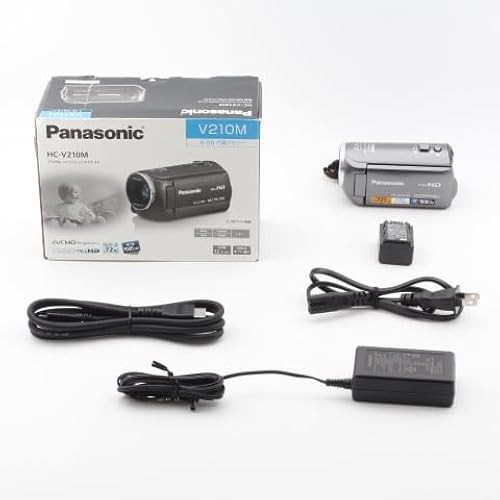 Panasonic HC-V210M Gray Full HD Camcorder Digital Video Camera w