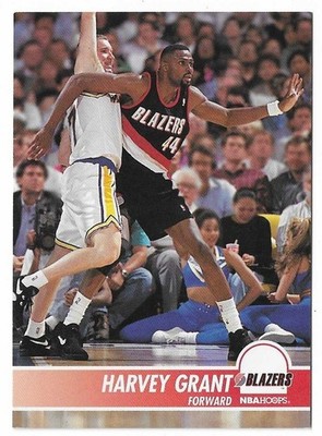 1994-95 NBA Hoops Basketball Harvey Grant Card #176 Portland Trail Blazers