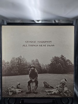 George Harrison All Things Must Pass 1970 3LP Box Set SRC 1988 Reissue EX/EX