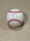 Randy Johnson signed OML baseball w/PG 5-18-04 inscription ** Beckett **