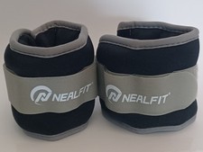 Ankle Weights for Men Women Kids, Leg Arm Wrist with 1 lb x 2, Black