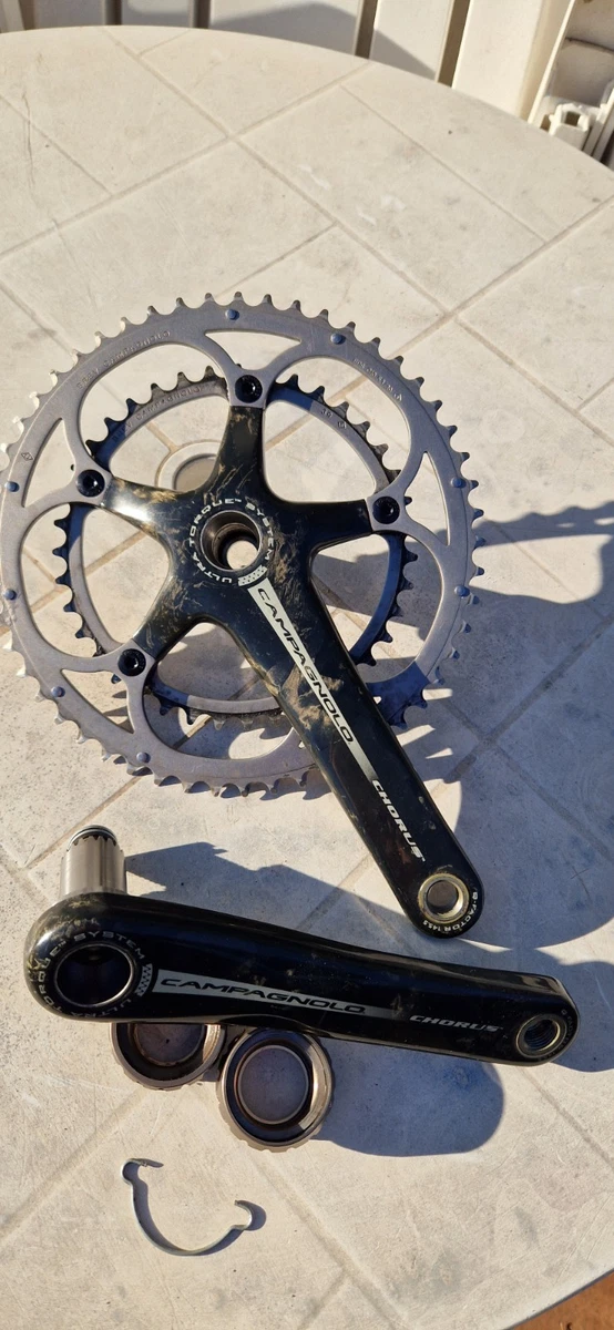 Pédalier Gnutti Pour Vélo De Course Vintage - Années 50 - Italie, Manivelles 170mm