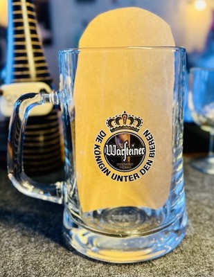 Warsteiner Vintage 1L German Beer Tankard Stein Mug Large Heavy Base 7 1/4'' 