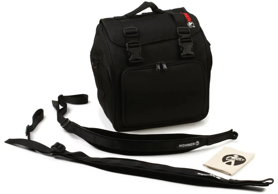 Acordeón diatónico Hohner Panther - Teclas F/Bb/Eb con kit de carretera Foto 4 de 4