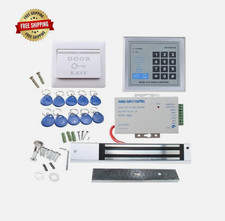 Kit De Sistema Control Acceso Puerta Independiente Cerradura Magnetica Electrica