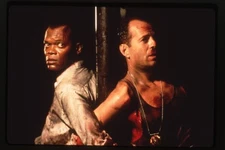Die Hard With a Vengeance Original Transparency Samuel L Jackson Bruce Willis