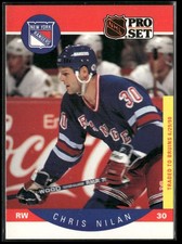 1990-91 Pro Set #205 Chris Nilan
