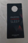 NICE MOTEL DOOR HANG TAG - SPRINGHILL SUITES   ENJOYING A LITTLE EXTRA SLEEP — photo 1