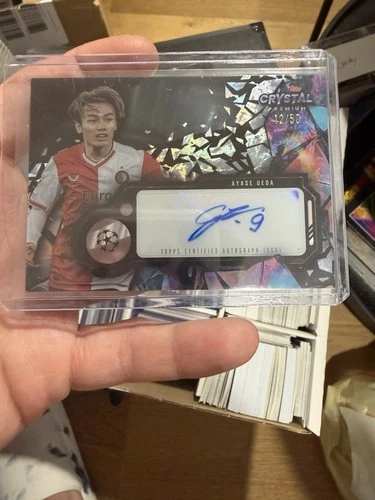2023/2024 Topps Crystal Premium UEFA Champions League - Ayase Ueda Auto  /50